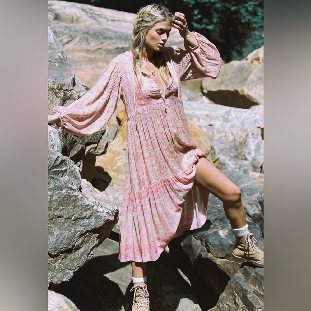 ⭐️Spell Poinciana Midi Dress - Cotton Candy